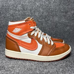 Nike Air Jordan 1 High Method of Make Women's Shoes Orange FB9891-800 Size 8 NEW